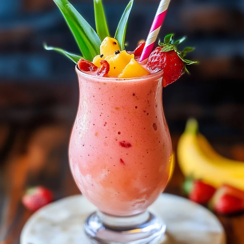 Bahama Mama Tropical Smoothie Recipe