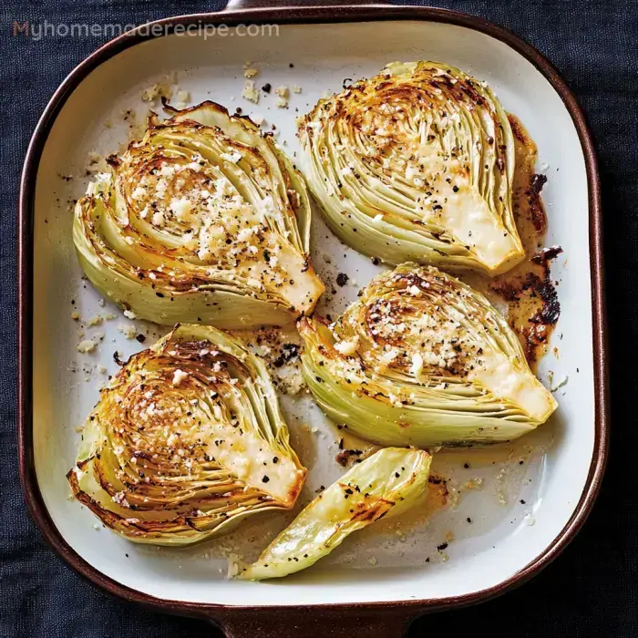 Garlic Cabbage Parmesan