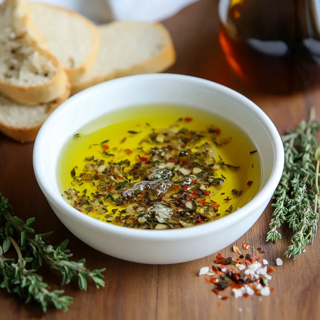 Garlic Herb Oil for Bread