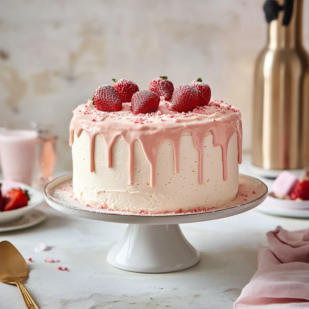 Pink Champagne Cake