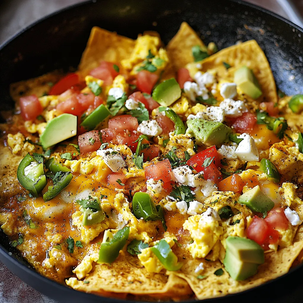 Migas Recipe (Scrambled Eggs with Crispy Tortillas)