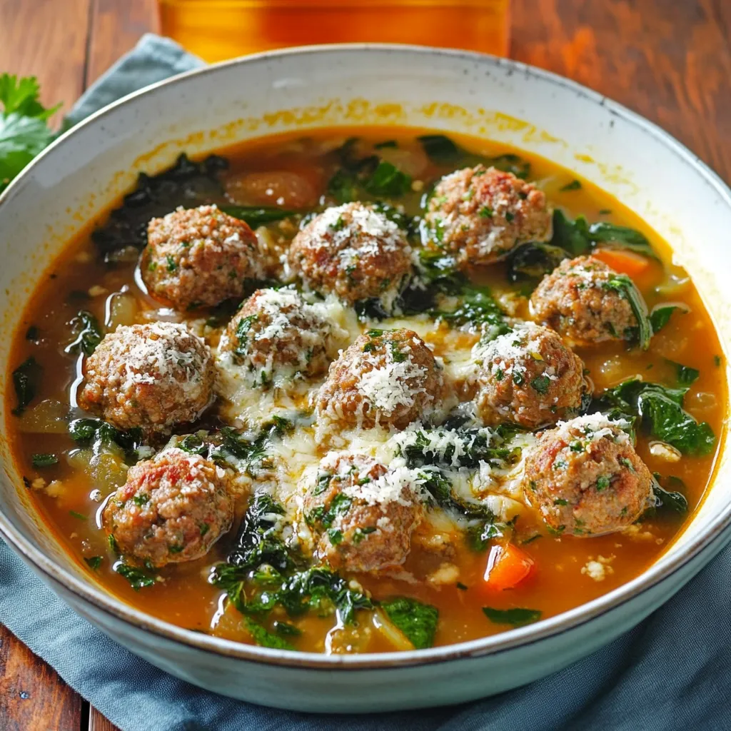 Delicious Italian Wedding Soup