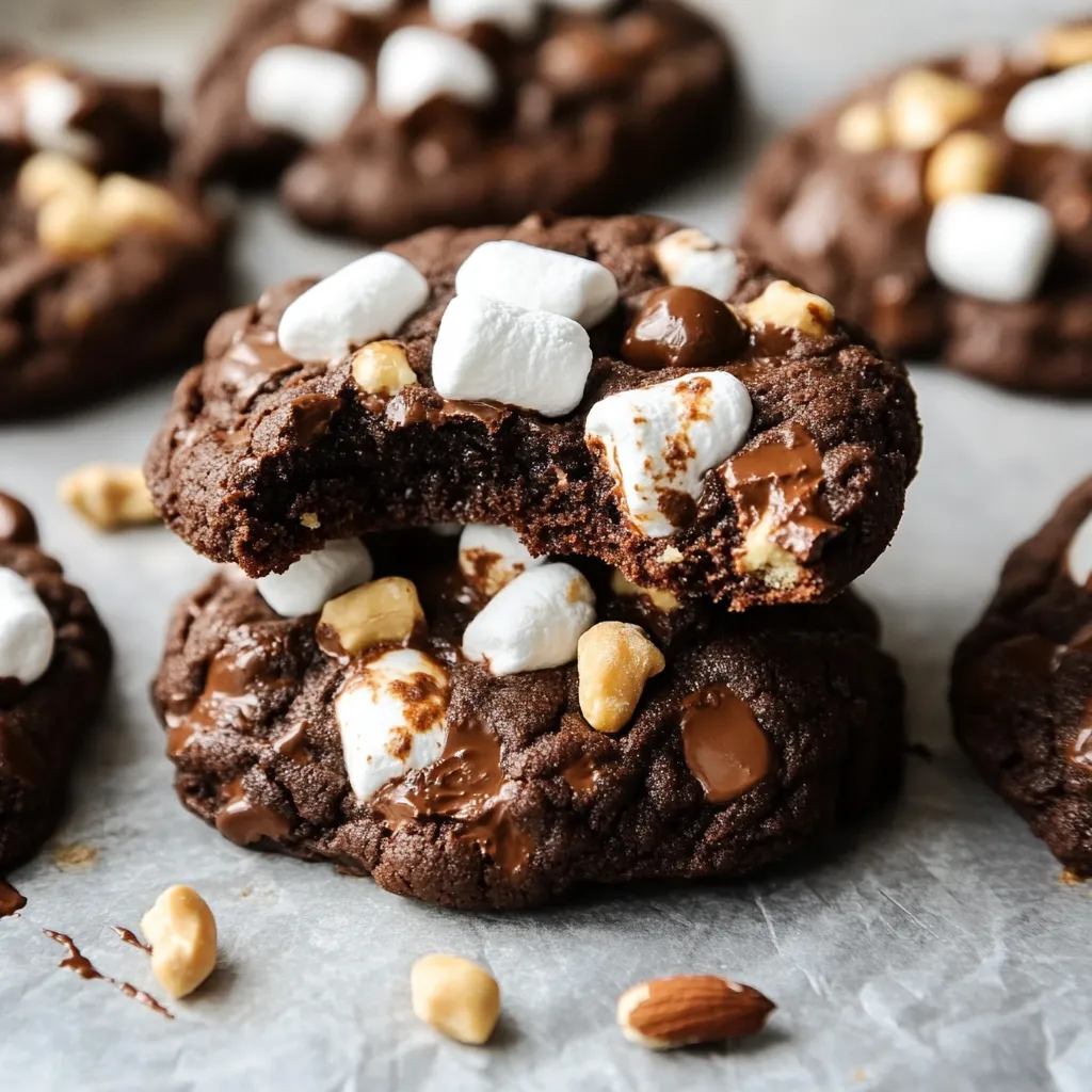 Rocky Road Bakery-Style Cookies