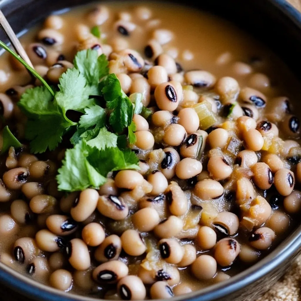 Authentic Vegan Black Eyed Peas