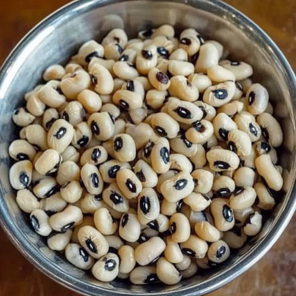 Slow Cooker Black Eyed Peas and Collard Greens