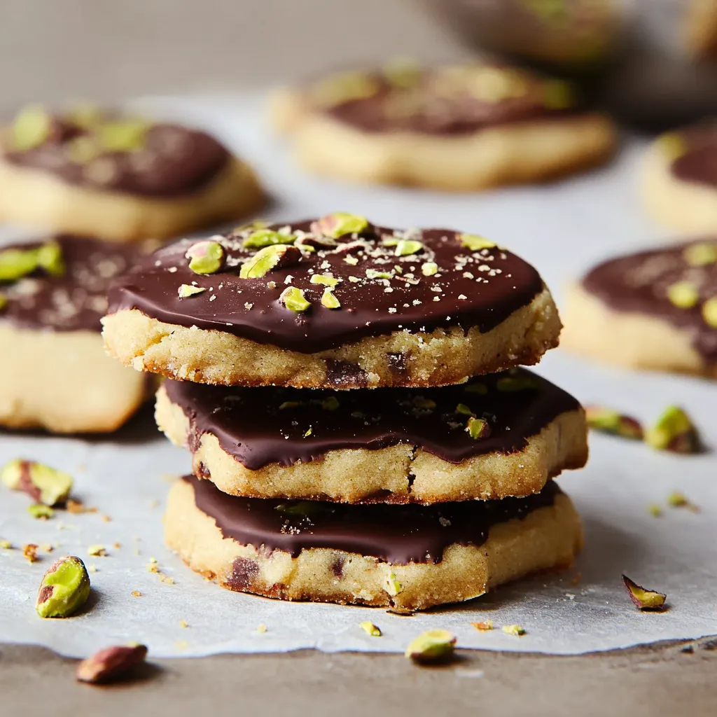 Pistachio Shortbread Cookies