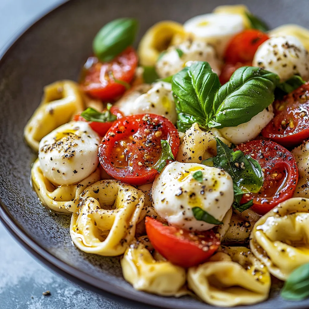 Tortellini Caprese Salad