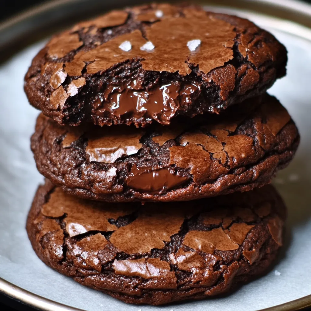 Rich and Fudgy Chocolate Cookies