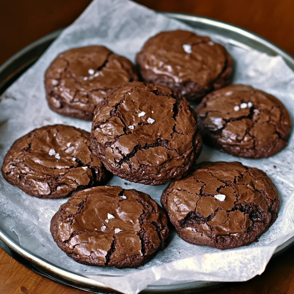 Fudgy Chocolate Brownie Cookies