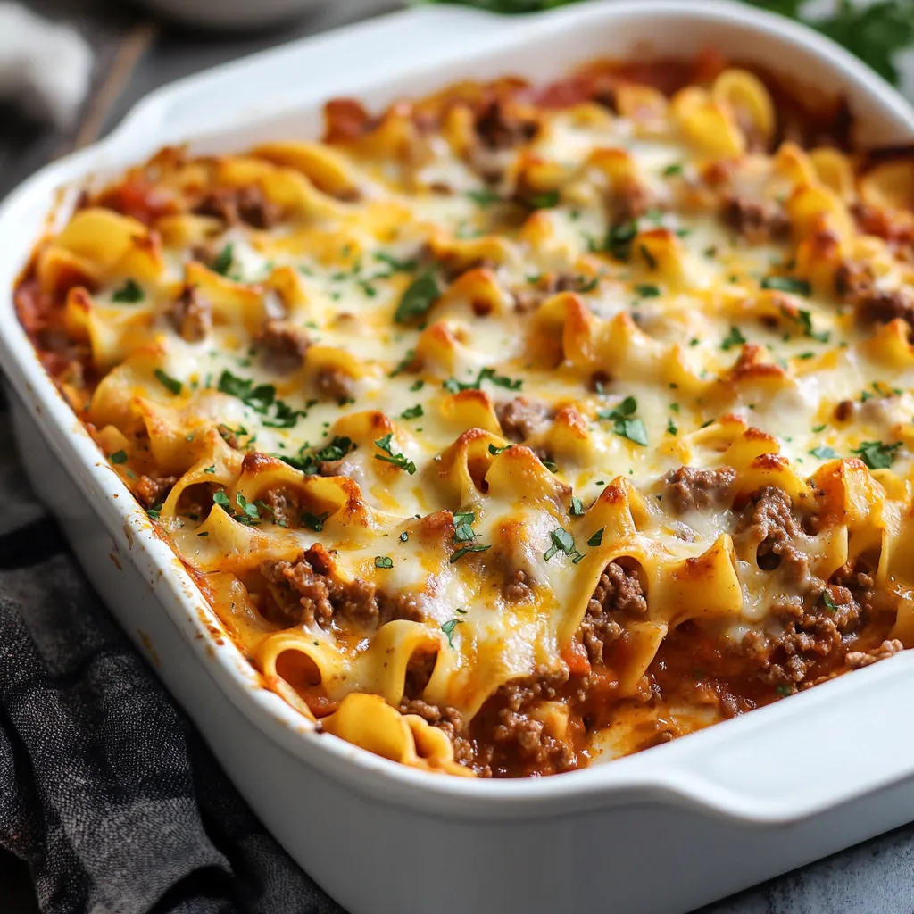 Sour Cream Beef Noodle Casserole