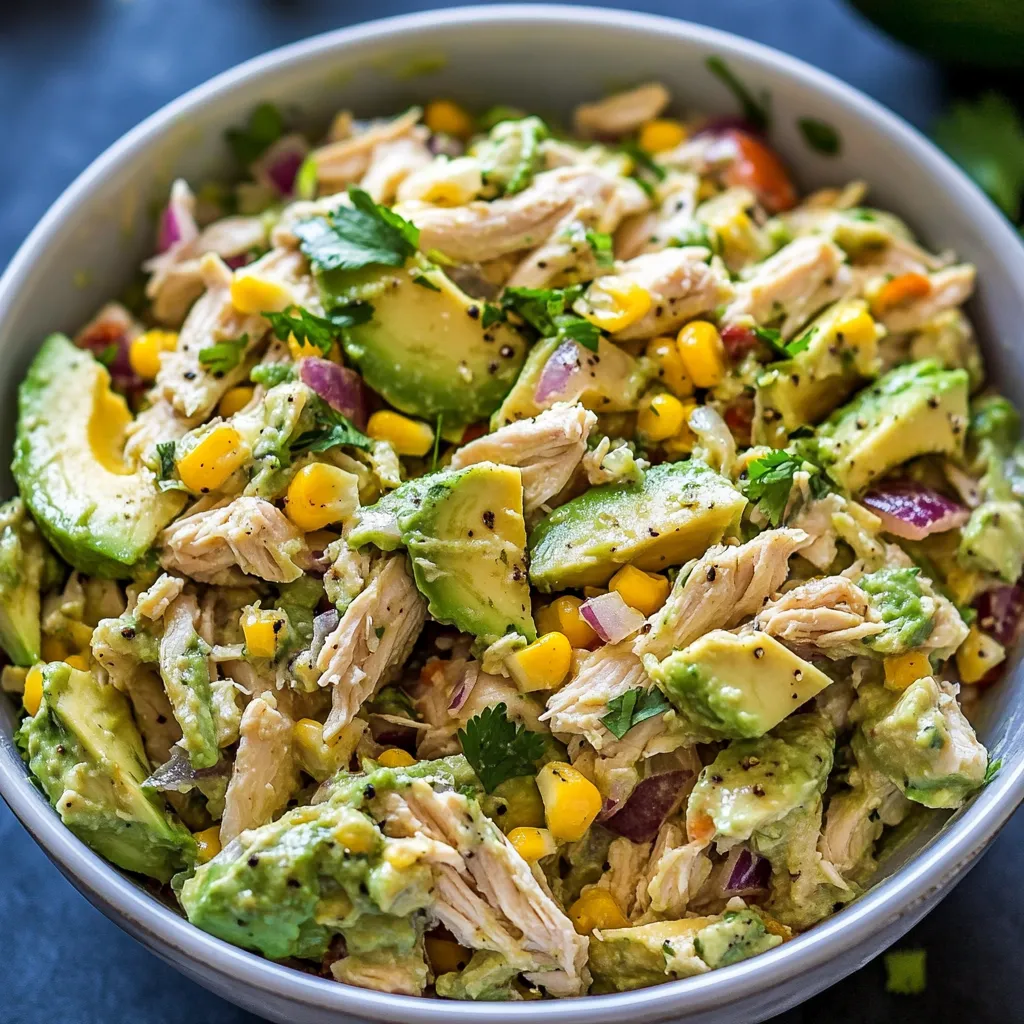 Creamy Avocado Chicken Salad