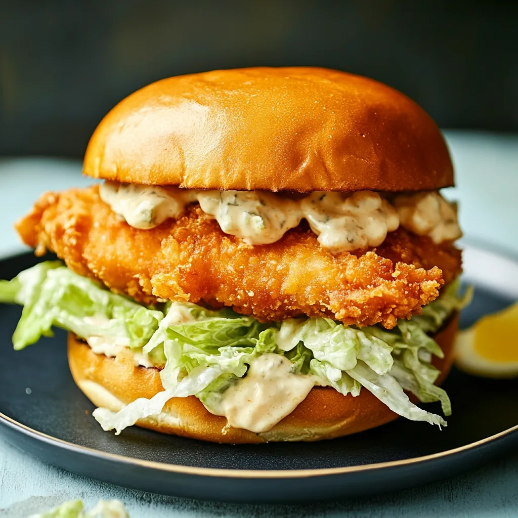 Fried Cod Fish Sandwich (Filet-O-Fish Inspired)