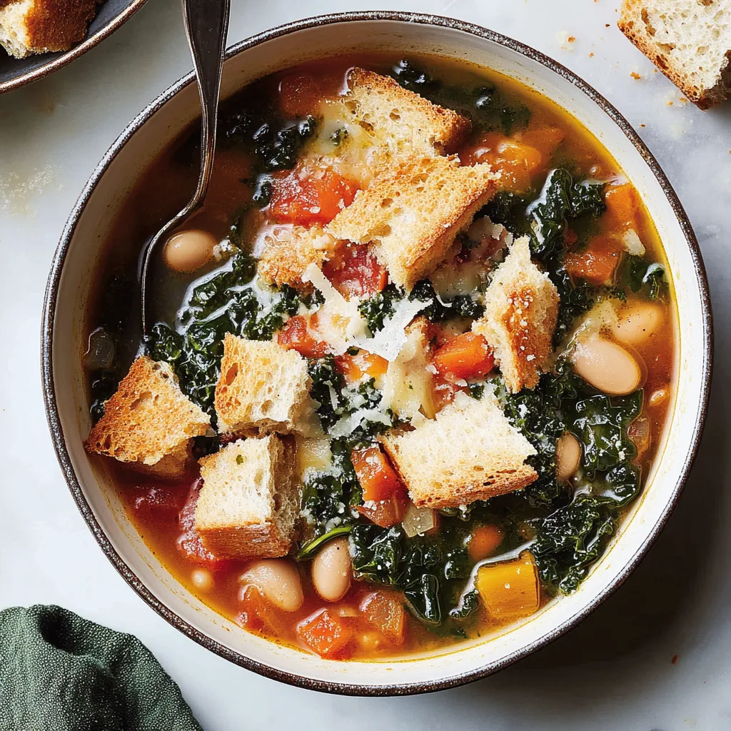 Rustic Italian Bread and Bean Soup