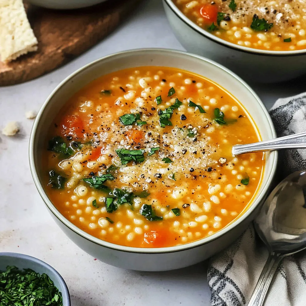 Italian Pastina Soup