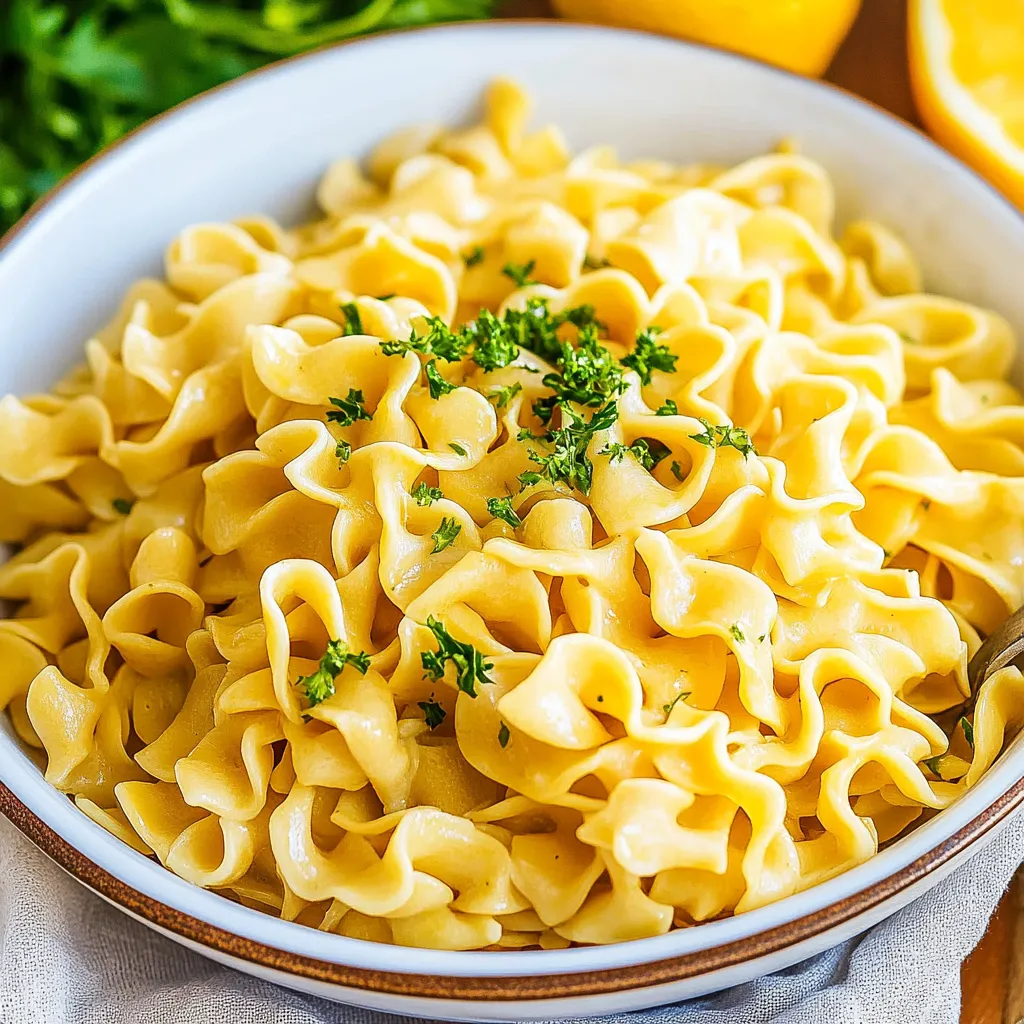 Rich Buttery Egg Noodles