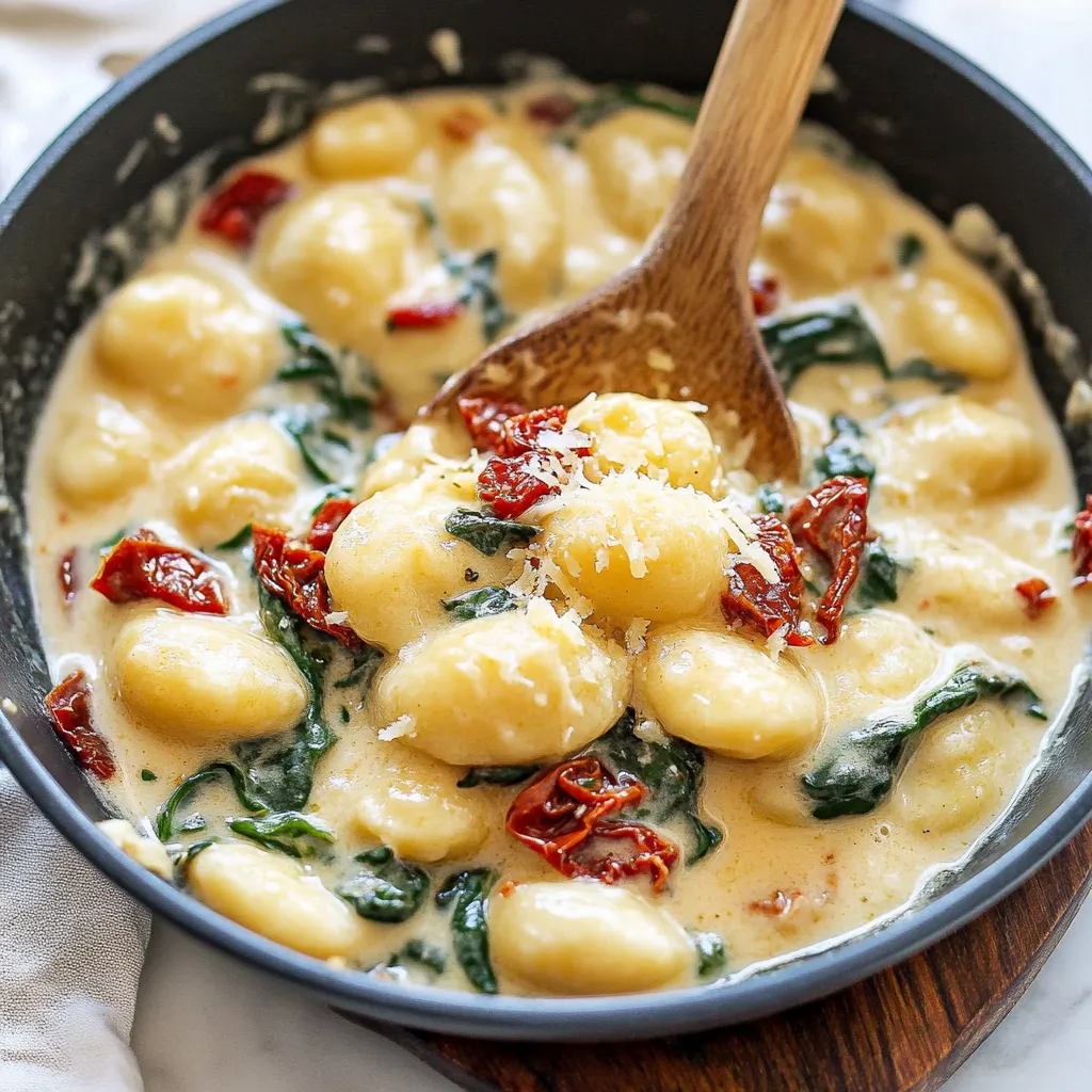 Tuscan Creamy Gnocchi