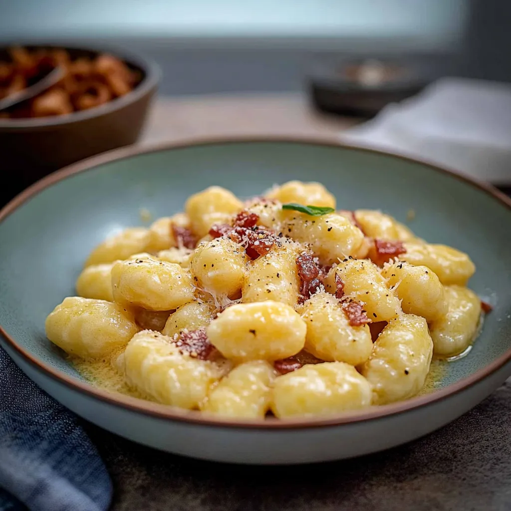 Gnocchi Carbonara