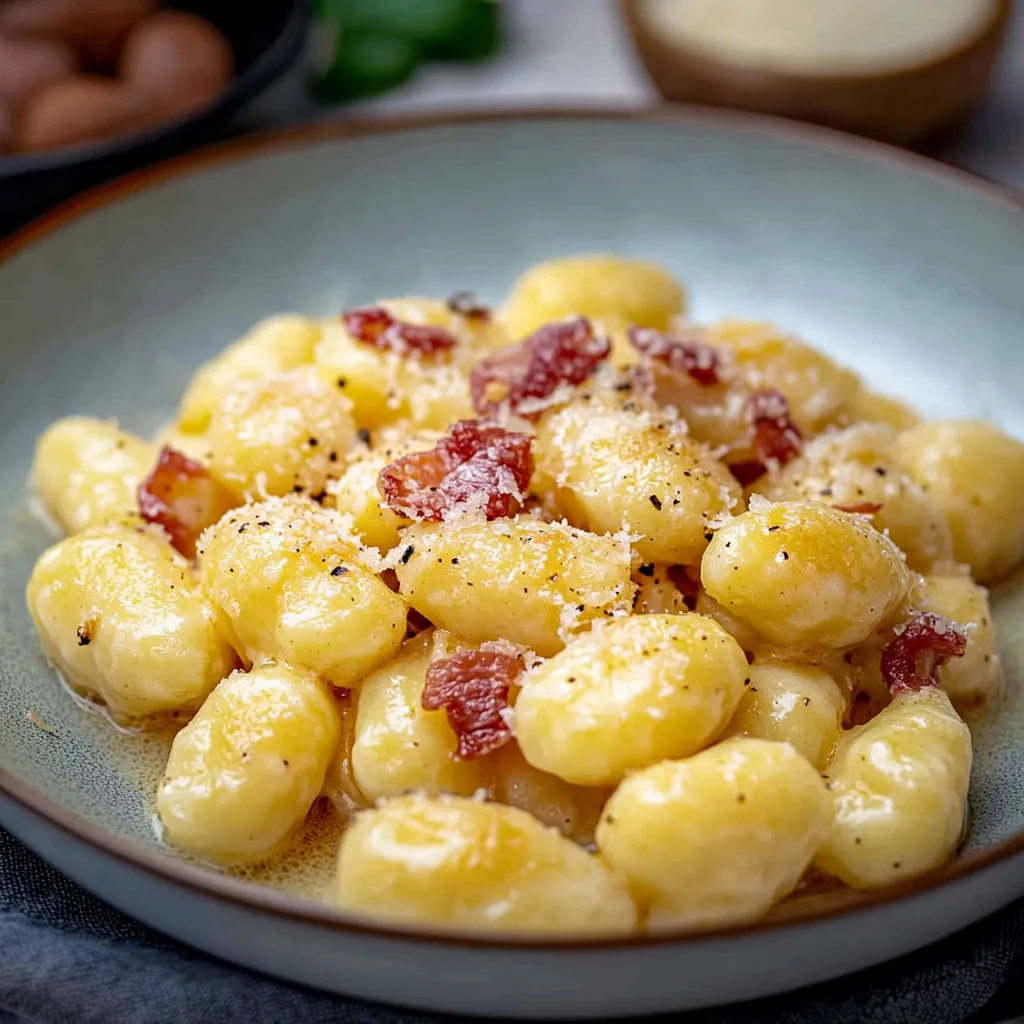 Gnocchi Carbonara