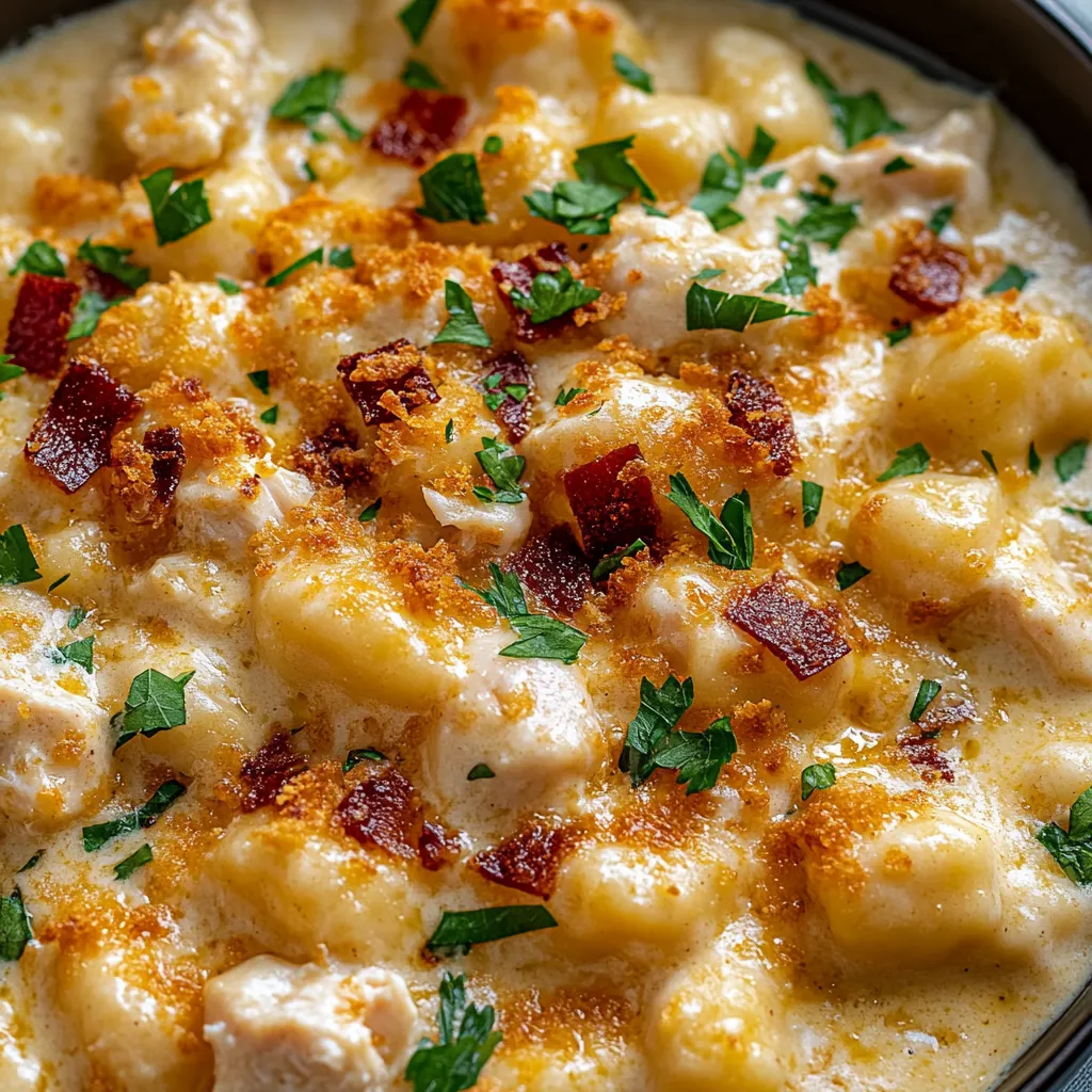 Creamy Crack Chicken Gnocchi