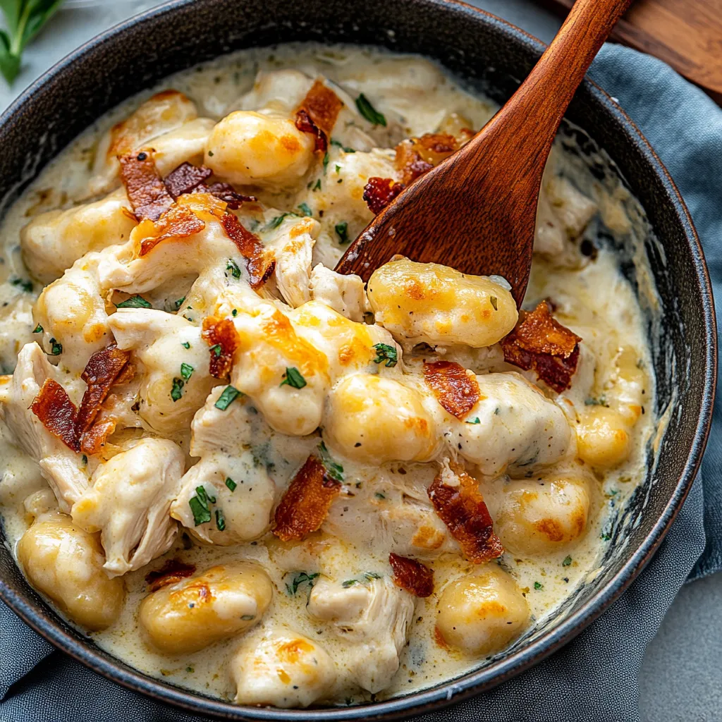 Creamy Crack Chicken Gnocchi