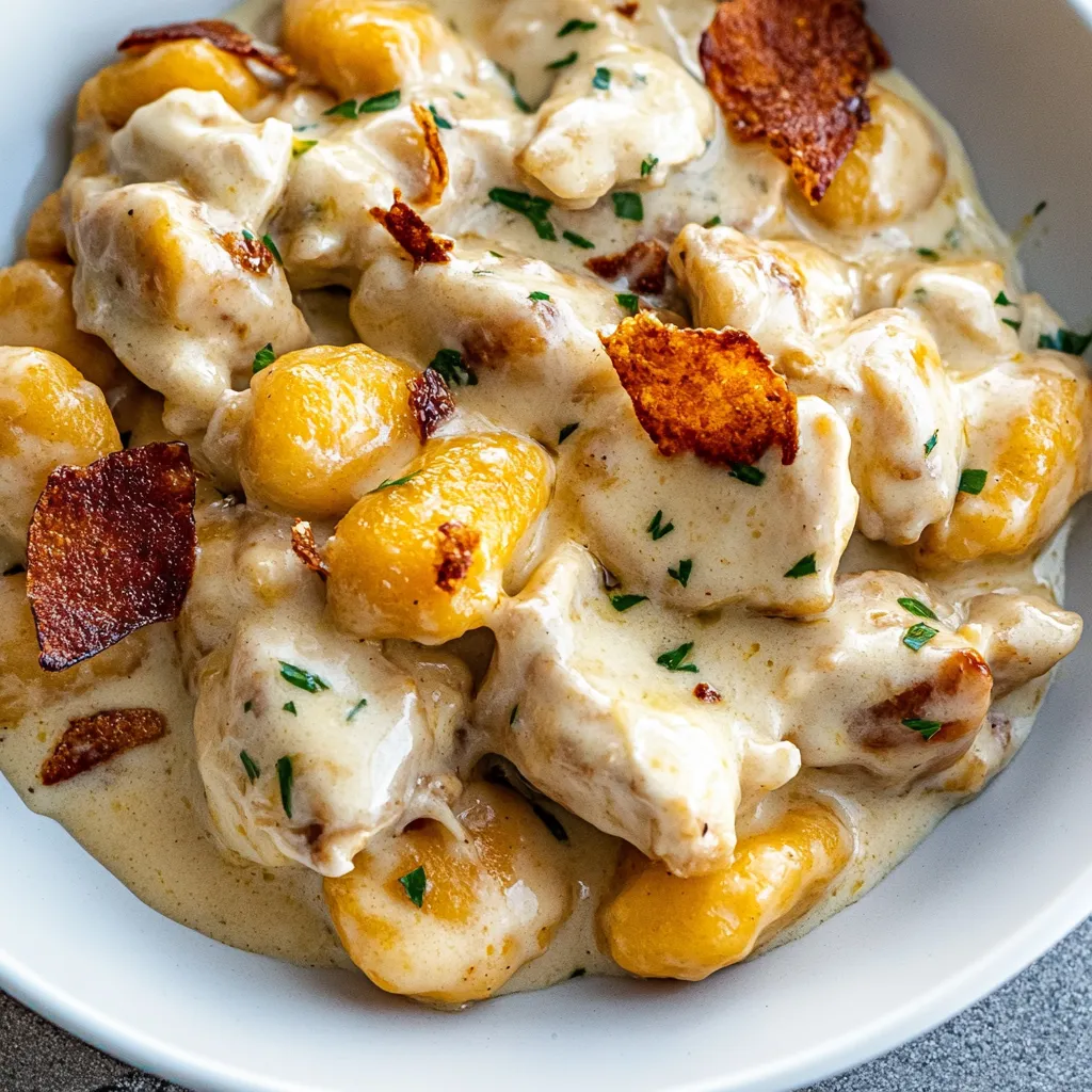 Creamy Crack Chicken Gnocchi