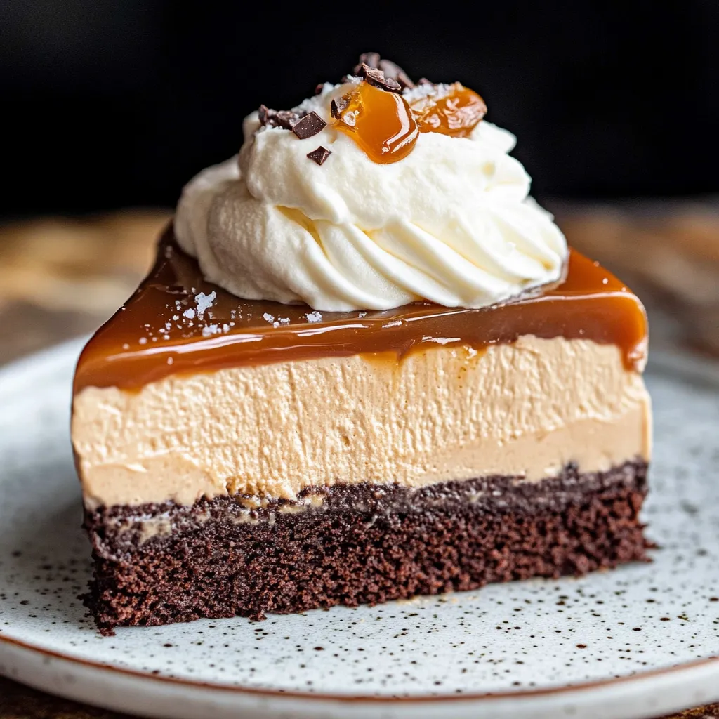 Irresistible Caramel Mousse Cake