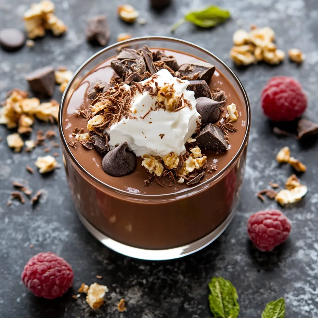 Creamy Chocolate Protein Pudding