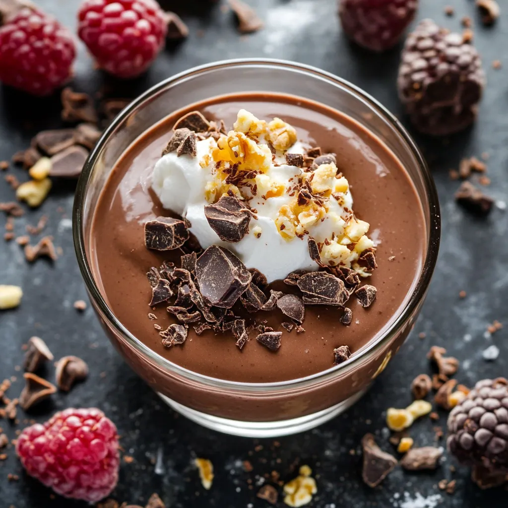 Healthier Chocolate Protein Pudding