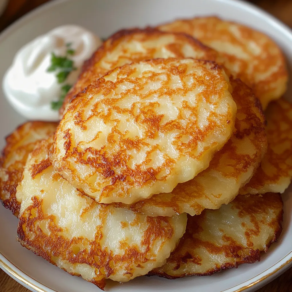 Golden and Crispy German Potato Pancakes