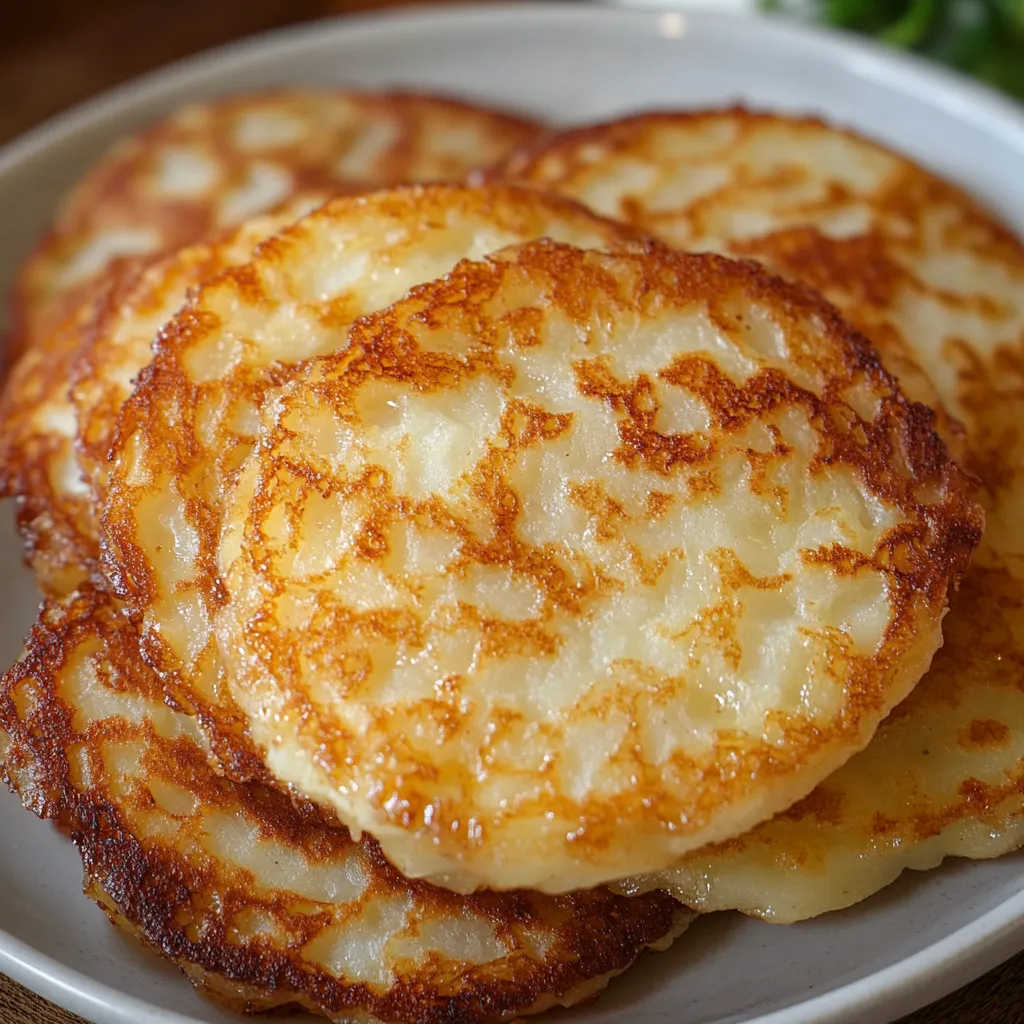 German Potato Pancakes CHEESY