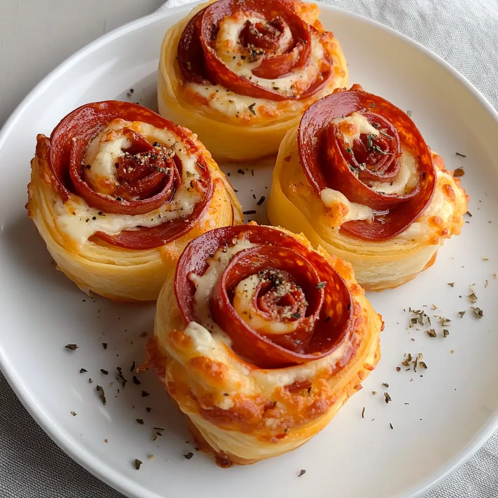 easy Pizza Roses