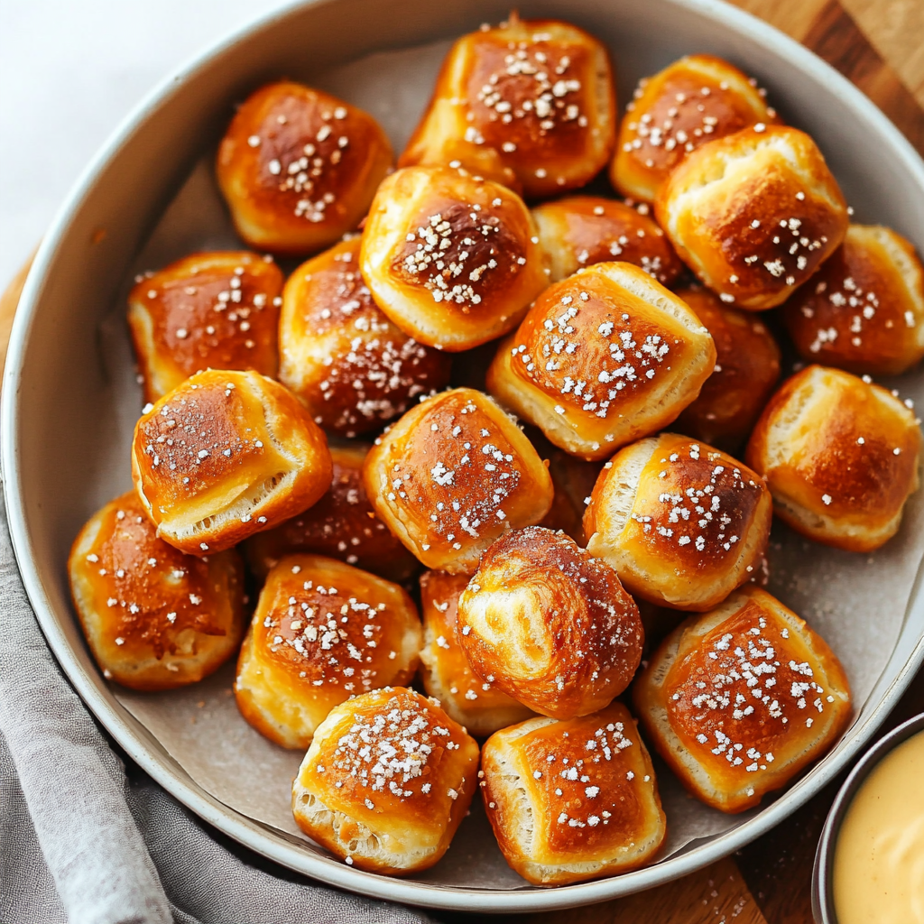 easy Buttery Soft Pretzel Bites