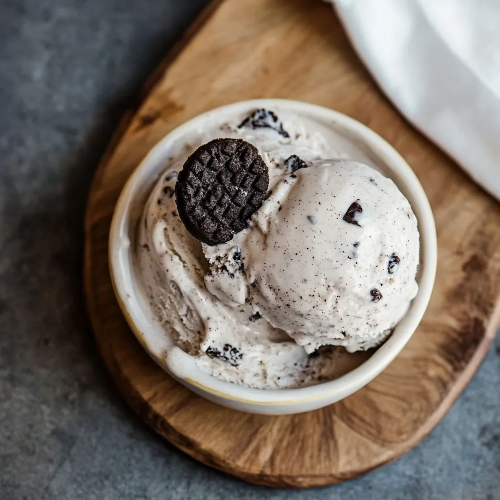 Rich and Creamy Oreo Ice Cream from the Ninja Creami