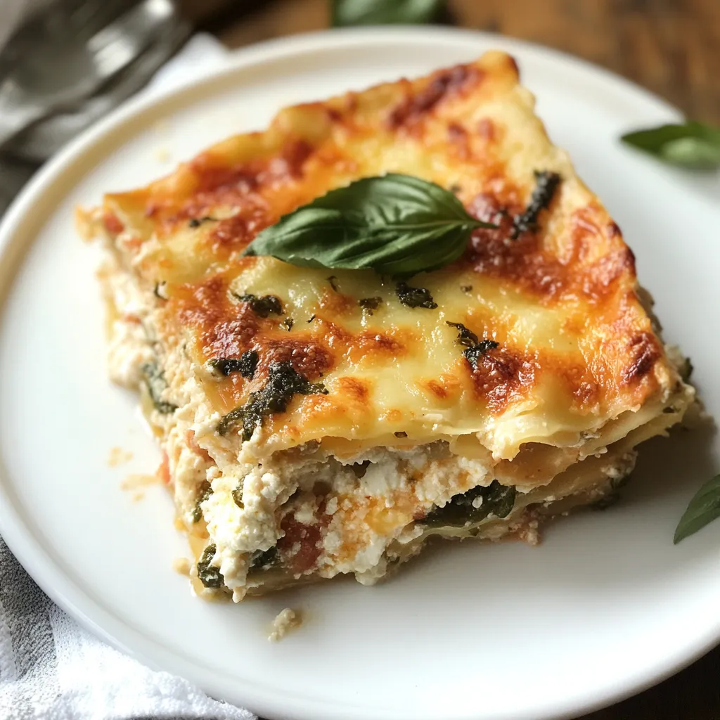 Easy Zucchini Lasagna with Turkey (and cottage cheese!)