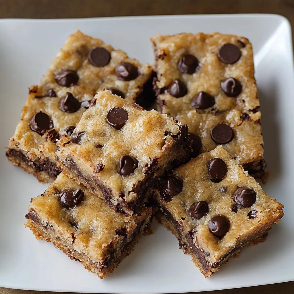 Yummy Chocolate Chip Banana Bars Recipe