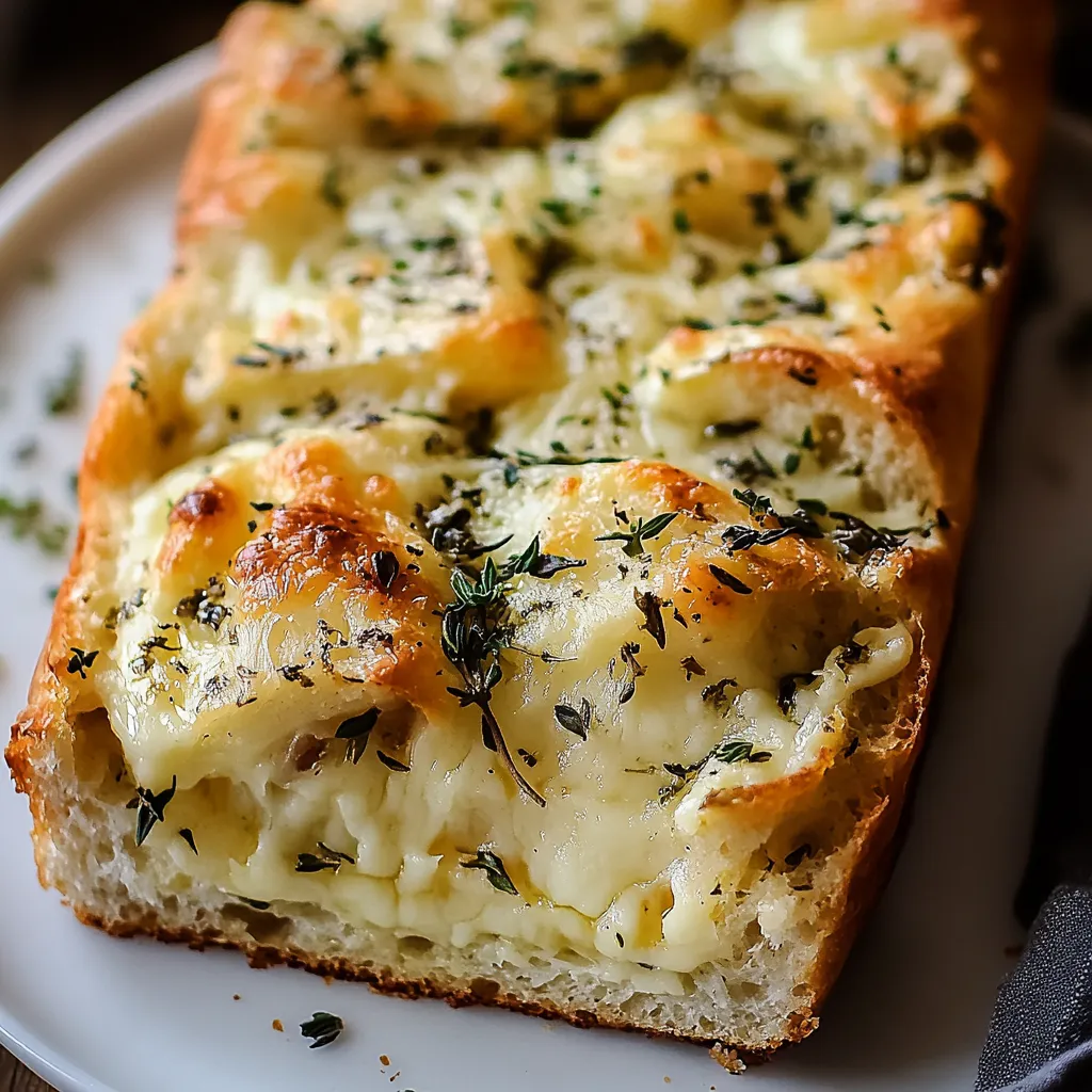 Delicious Homemade Three Cheese Twist Bread