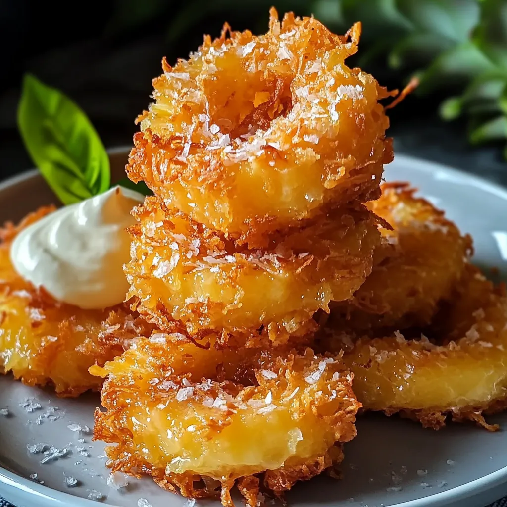 Fried Pineapple with Rum