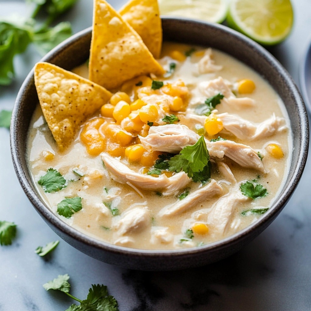 Easy Creamy White Chicken Chili Recipe