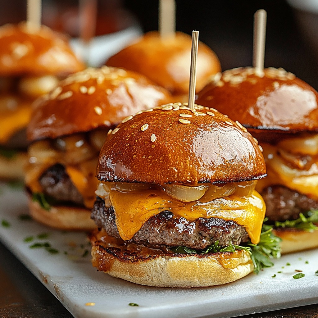 Easy Cheeseburger Sliders