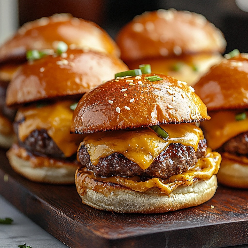 Yummy Cheeseburger Sliders