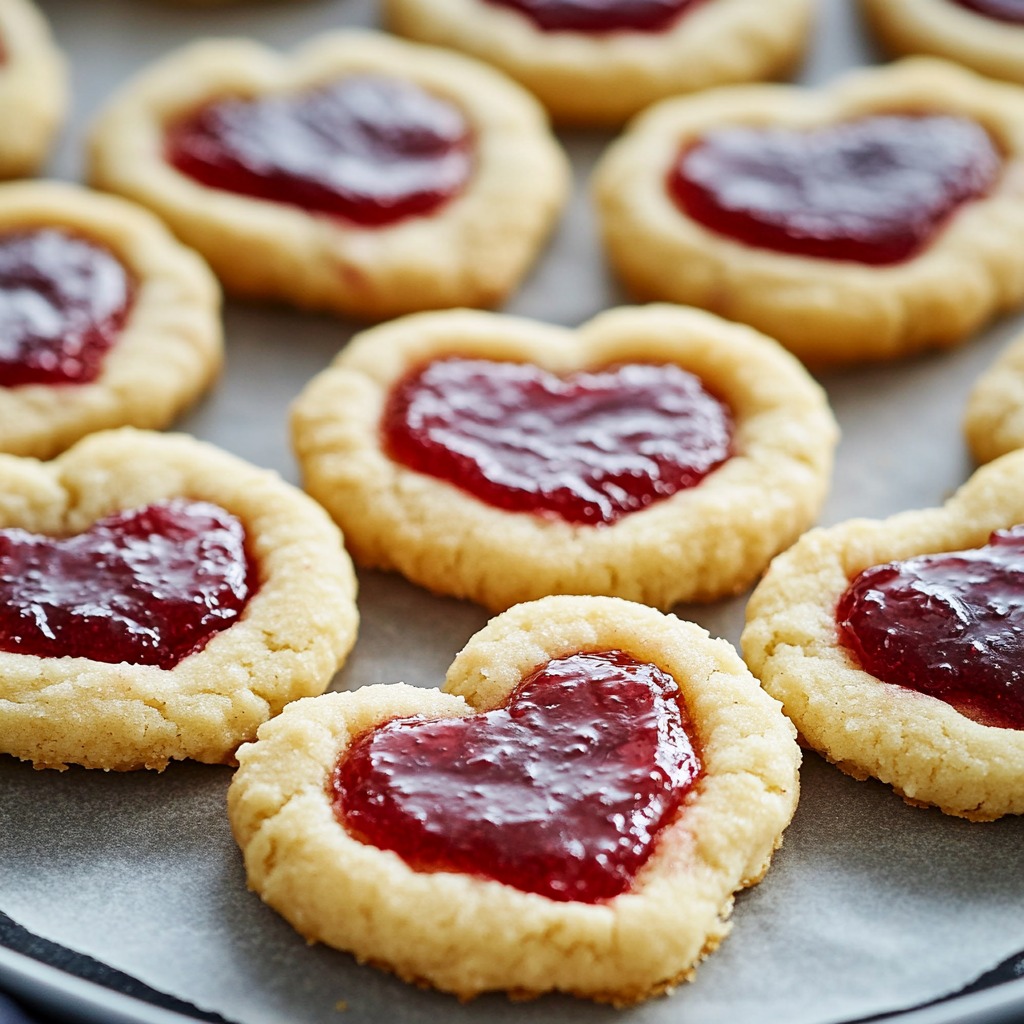 Heart Jam Cookies