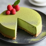 Matcha Cheesecake - Japanese Style