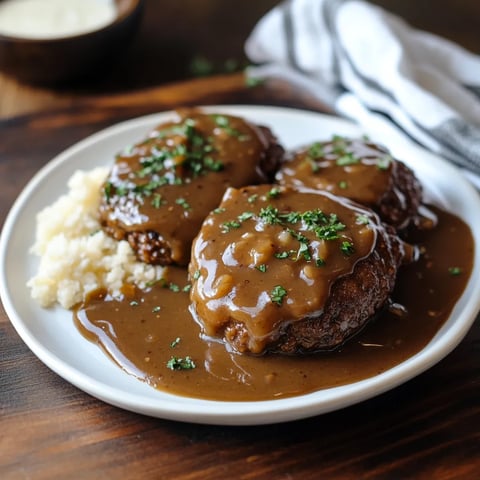 Savory Salisbury Steak with Onion Gravy