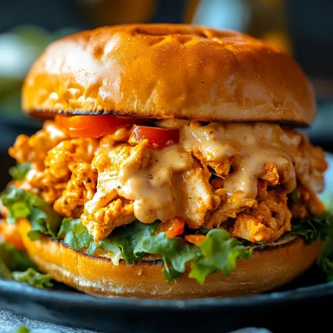 Juicy Cajun Chicken Sloppy Joes