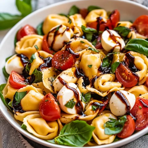 Delicious Tortellini Caprese Salad Image