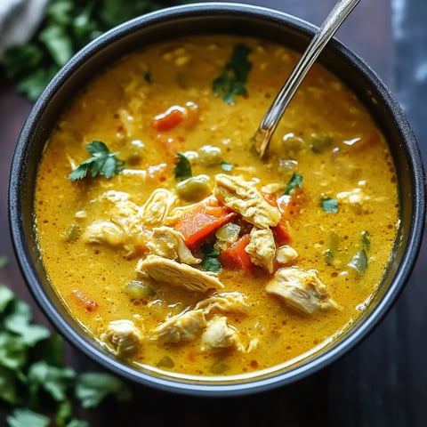 Hearty Curry Chicken Soup