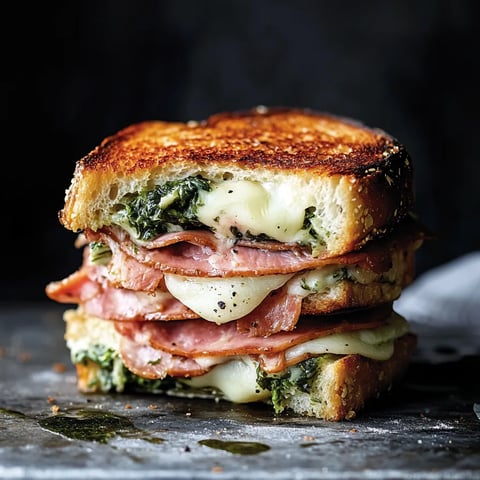 Ultimate Grilled Cheese with Pesto and Prosciutto