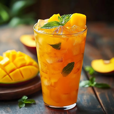 Fruity Iced Mango Tea – Simple & Refreshing