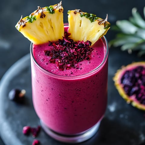 Hibiscus Tea Pineapple Smoothie